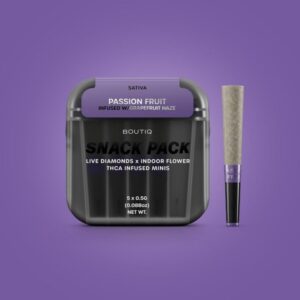 BOUTIQ SNACK PACK LIVE DIAMONDS 2.5G MINIS - PASSION FRUIT INFUSED W / GRAPEFRUIT HAZE