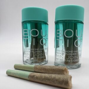 Boutiq Lemon Ice Live Diamond Infused Pre-Rolls (5 Pack)